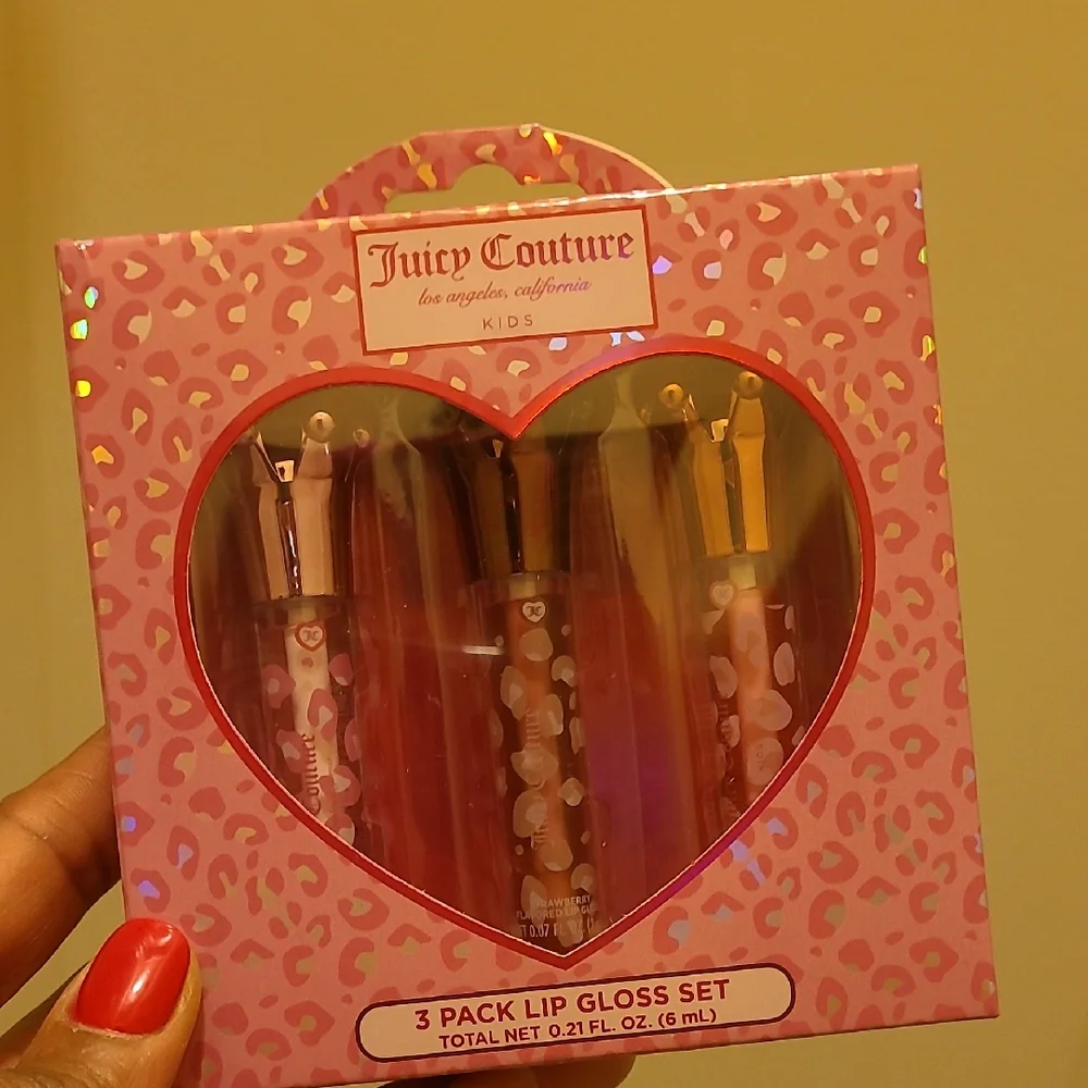 Juicy Couture Pink Leopard Lip Gloss Set